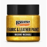 Pentart naha- ja kangavärv – Kuld Sädelev, 50 ml